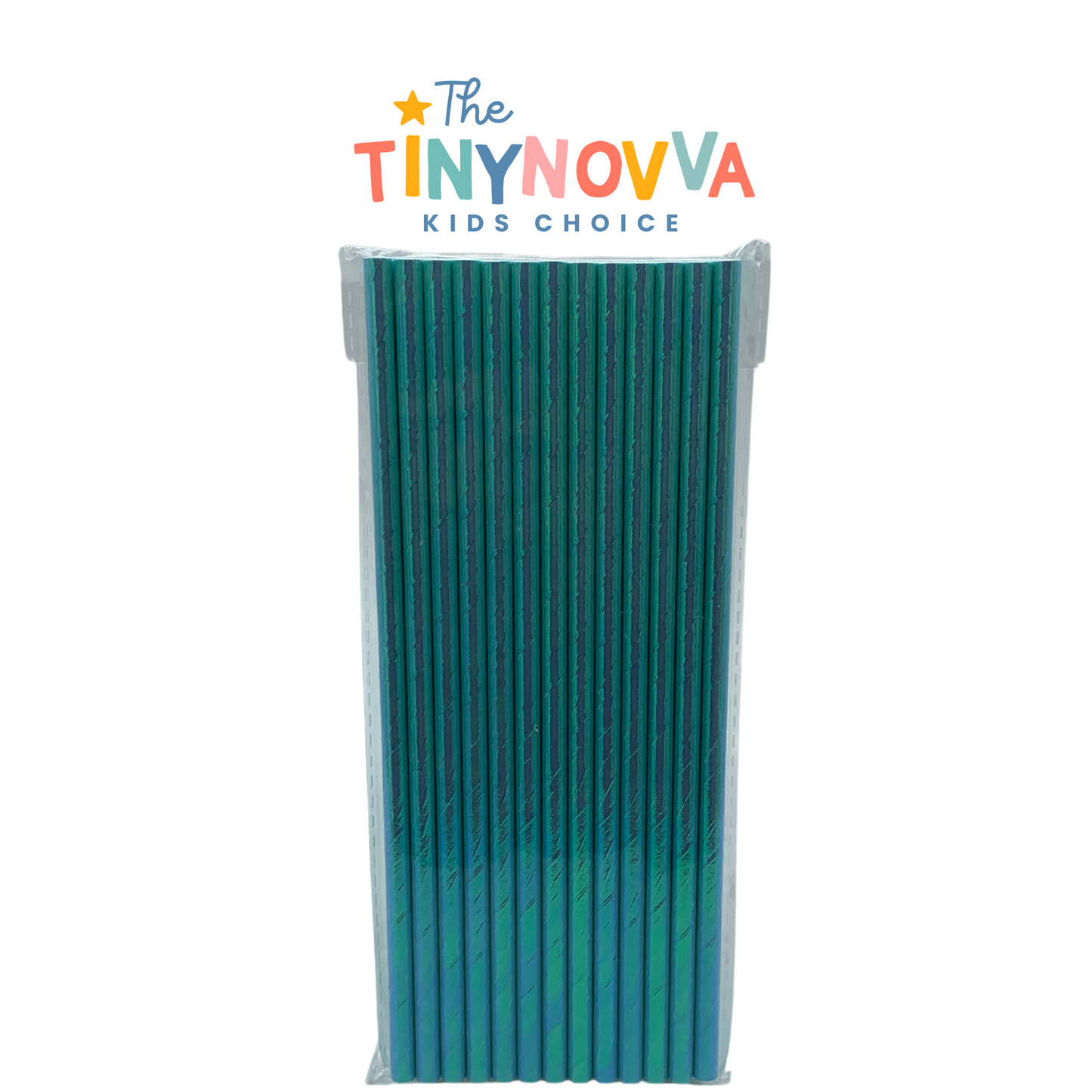 Paper Straw- Bluegreen