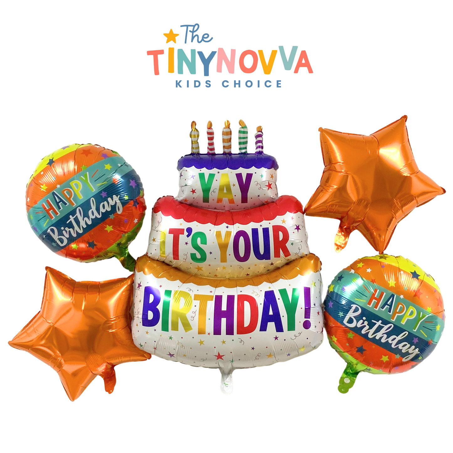 Birthday Cake Balloon Set