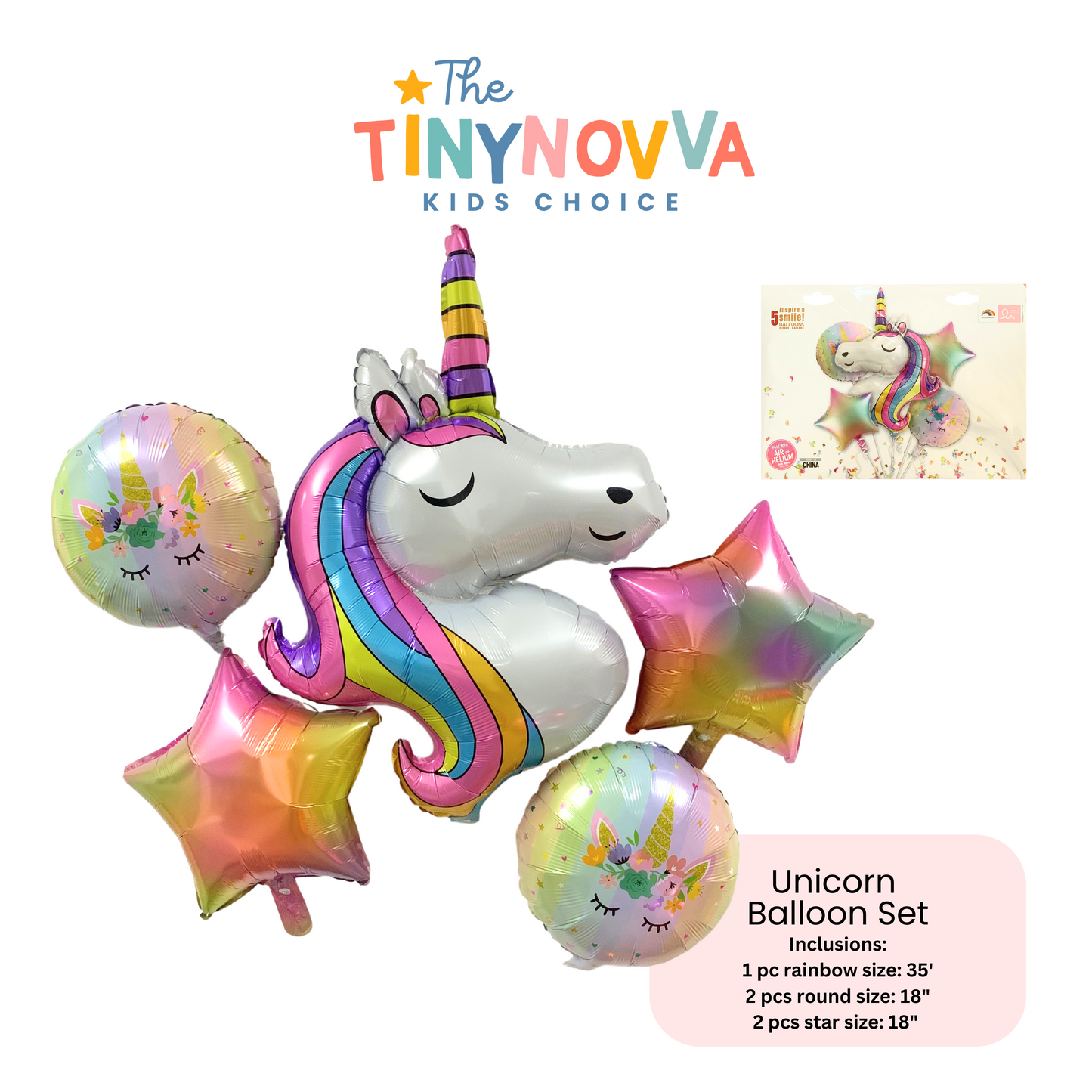 Premium Unicorn Balloon Party Set