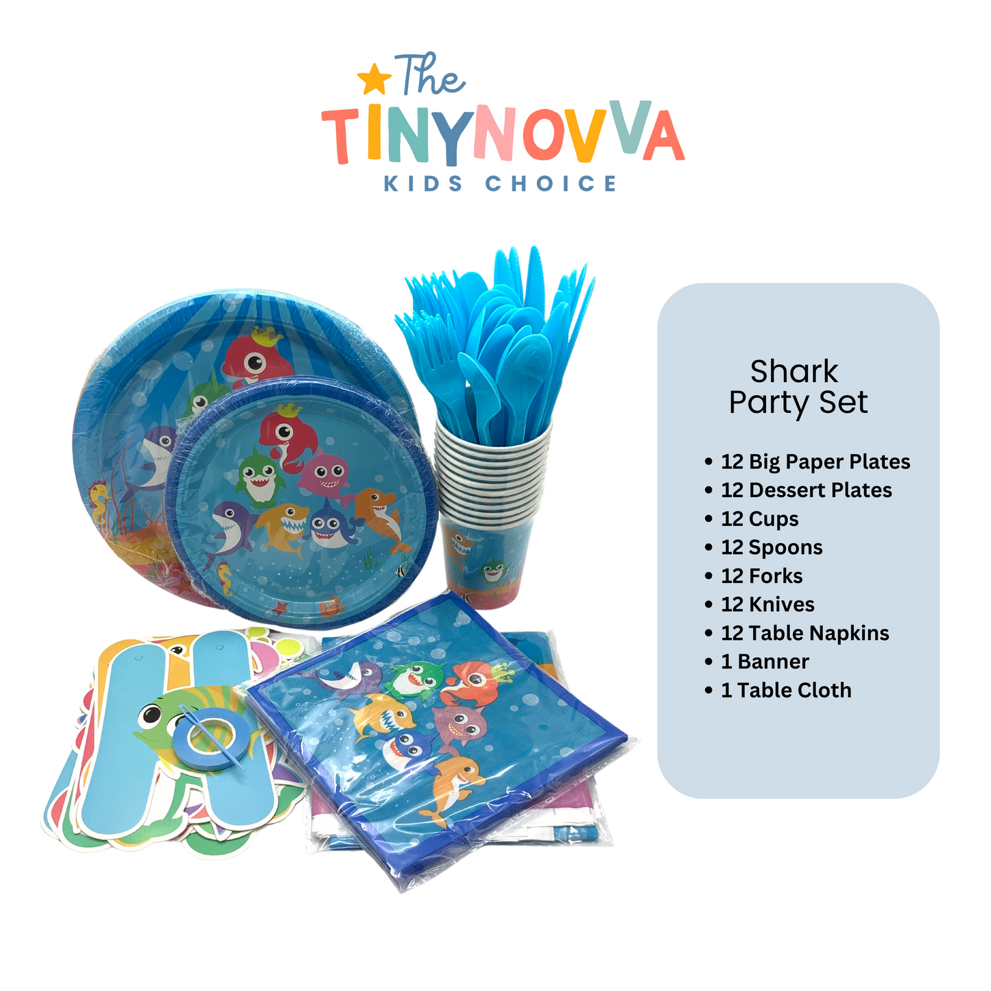 Shark Theme Party Set