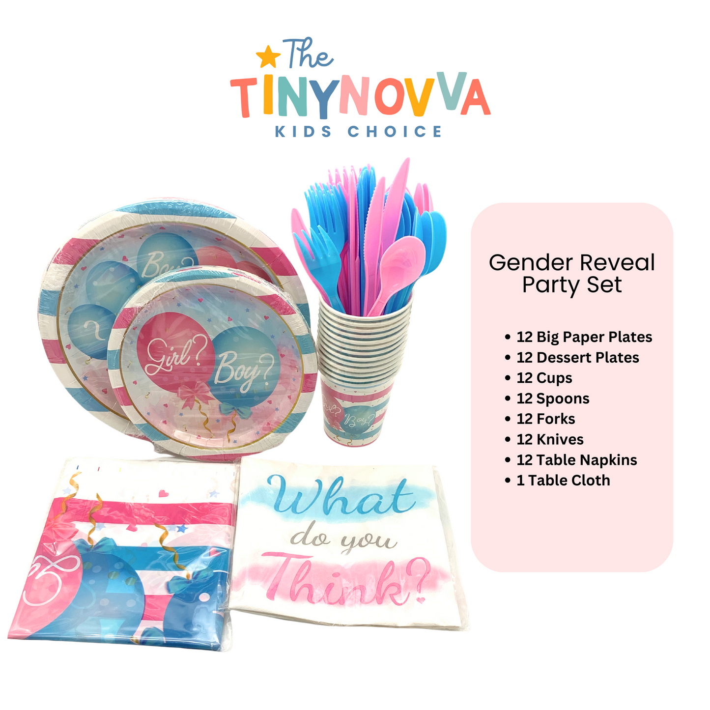 Gender Reveal Party Set